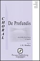 De Profundis SATB choral sheet music cover